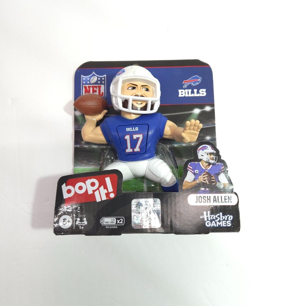 Hasbro Bop It NFL Josh Allen Buffalo Bills Electronic Handheld Football Game 17